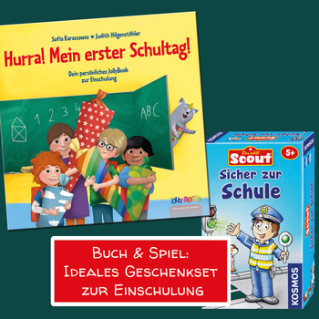 Bundle Hurra! Mein erster Schultag! + Scout Sicher zur Schule