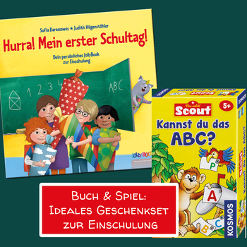 Bundle Hurra! Mein erster Schultag! + Scout Kannst du das ABC?