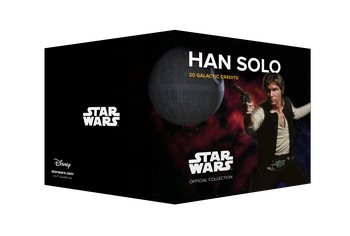 Han Solo Star Wars - 20 Galactic Credits Souvenirschein Han Solo Star Wars - 20 Galactic Credits Souvenirschein