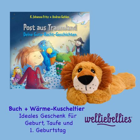 Bundle Post aus Traumland + Wärmekuscheltier Löwe von Welliebellies®