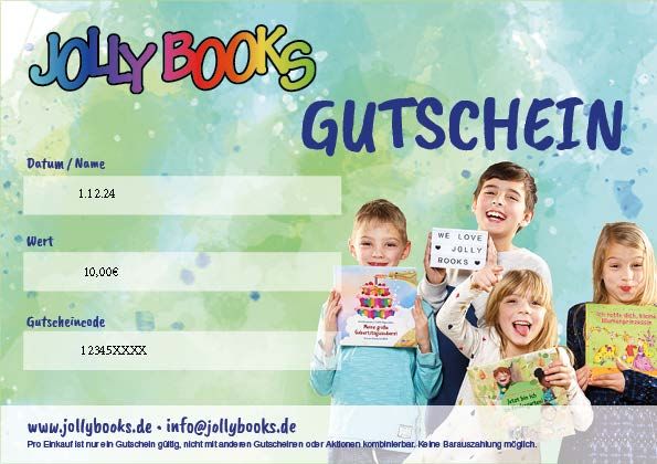 Geschenkgutschein JollyBooks über 10 Euro