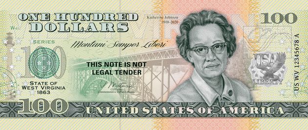 Souvenirschein 100 Dollar West Virginia – The Mountain State