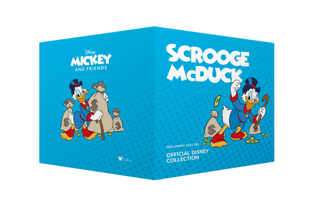 Dagobert Duck (Scrooge McDuck)  - 1.000 Disney Dollars Souvenirschein